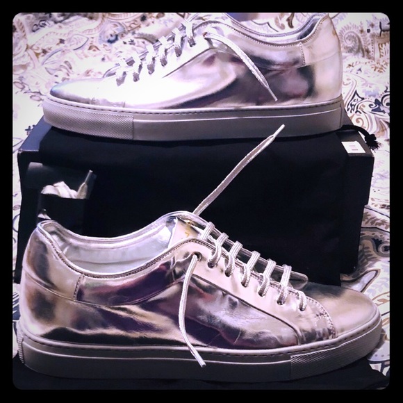 Paul Smith Metalic Silver Sneakers - Picture 2 of 8